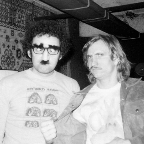 Bill Szymczyk and Joe Walsh circa 1972