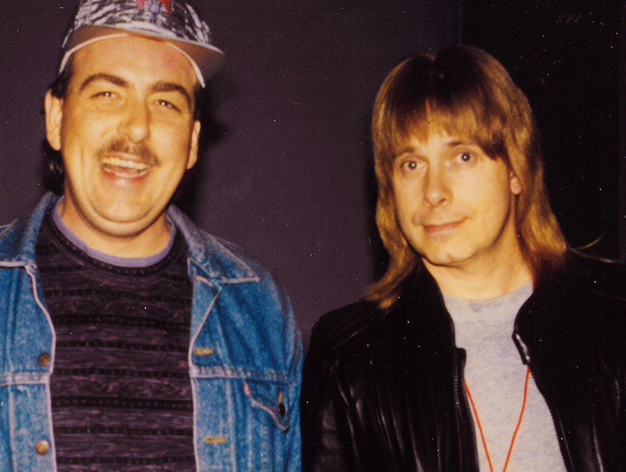 G. Brown and Nigel Tufnel of Spinal Tap