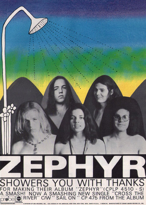 Trade ad for Zephyr circa 1969