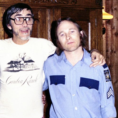 Legendary producer Tom Dowd and Stephen Stills at Caribou Ranch circa 1975