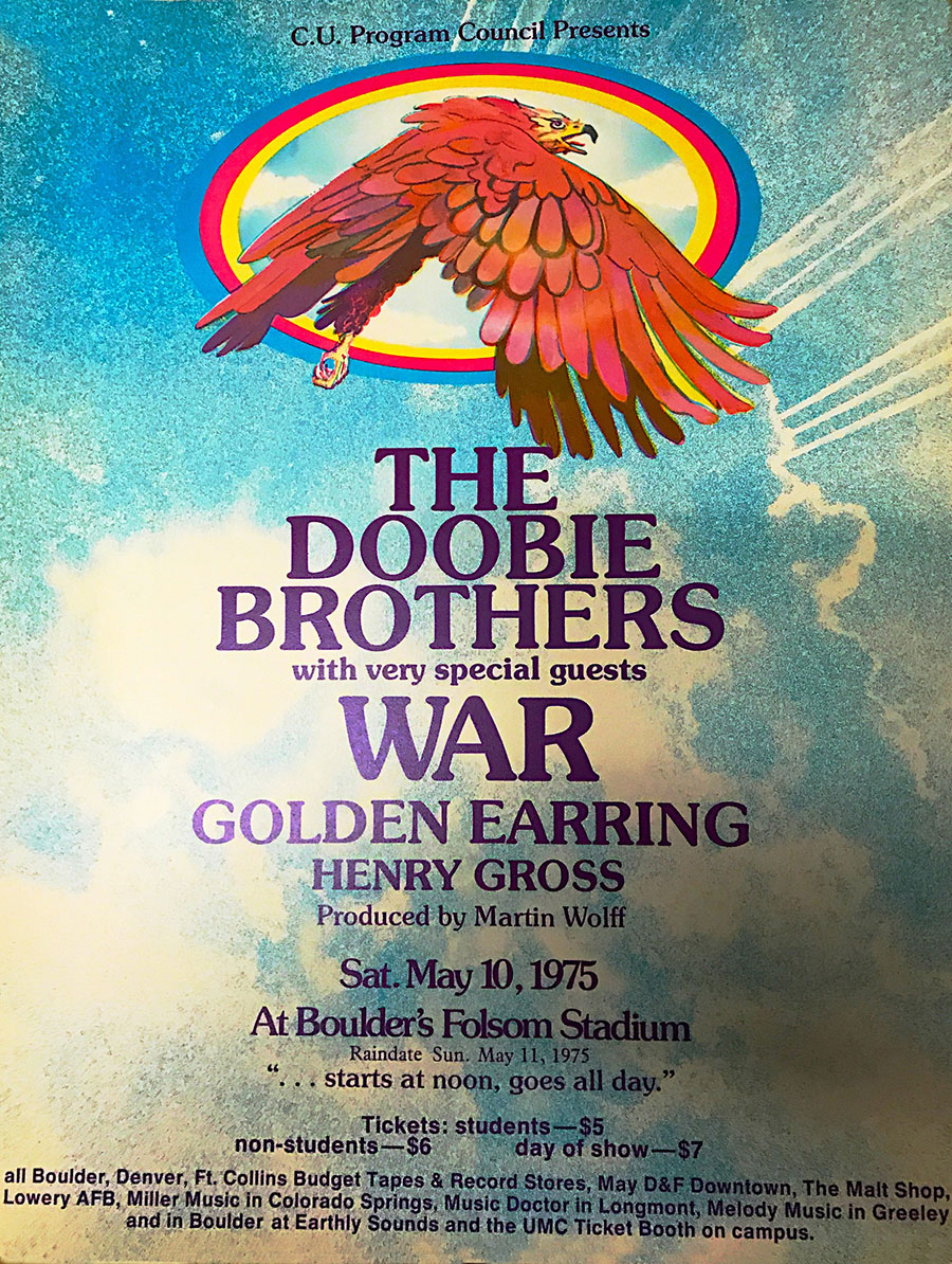 The Doobie Brothers poster, 1975