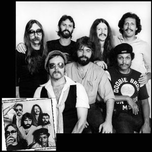 The Doobie Brothers with Marty Wolff (upper right)