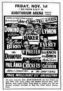 Chuck Berry ad, 1958