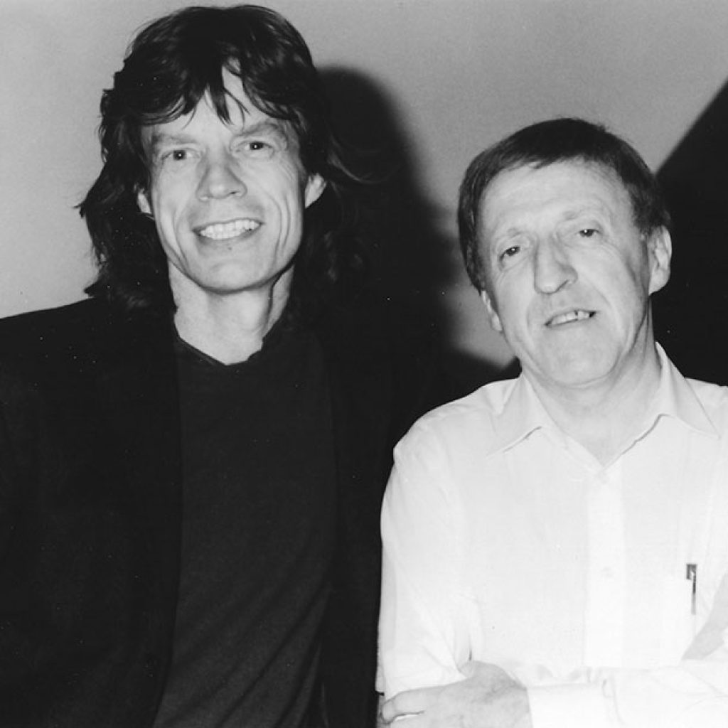 Mick Jagger and Paddy Moloney, 1995